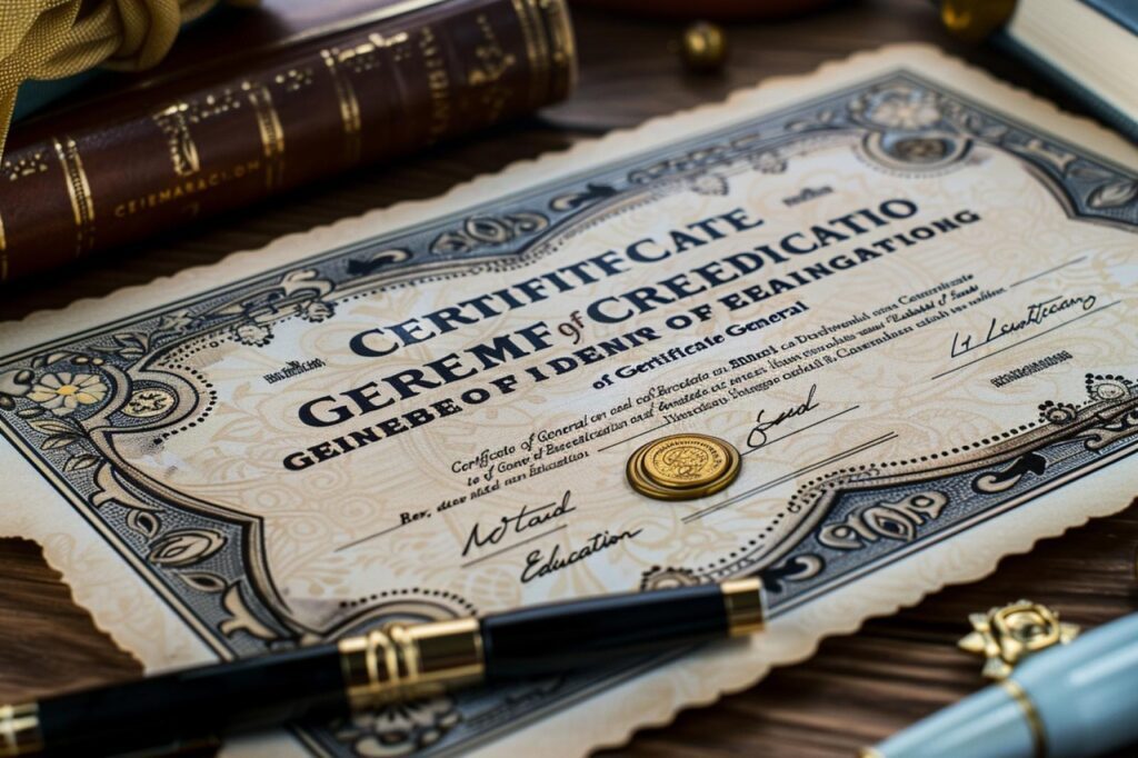 Qu’est-ce qu’un certificat de formation générale ?