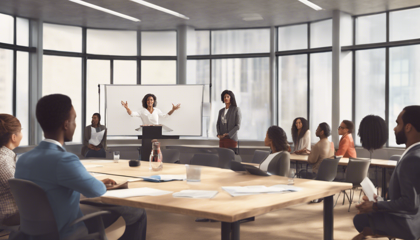 découvrez notre formation dédiée à l'amélioration de votre prise de parole en public. apprenez des techniques efficaces, développez votre confiance et captivez votre auditoire grâce à des exercices pratiques et des conseils d'experts.