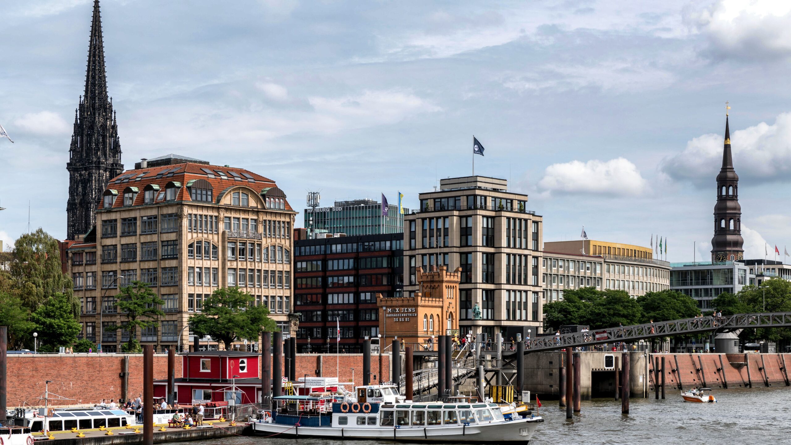 vue panoramique du pont de hambourg