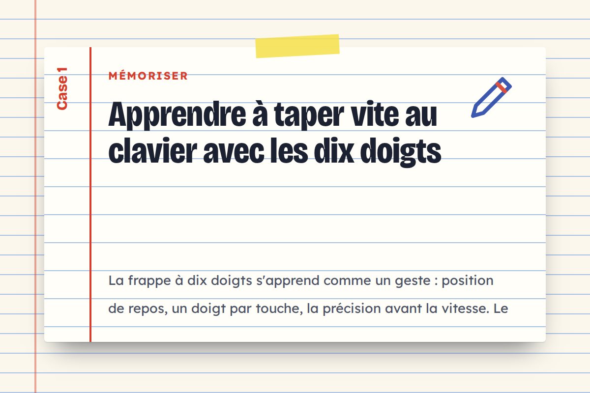 Apprendre à taper vite au clavier avec les dix doigts